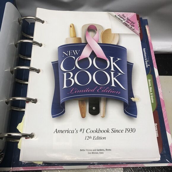 Better Homes and Gardens Cookbook Pink Ribbon Breast Cancer Limited Edition Book - Picture 5 of 10
